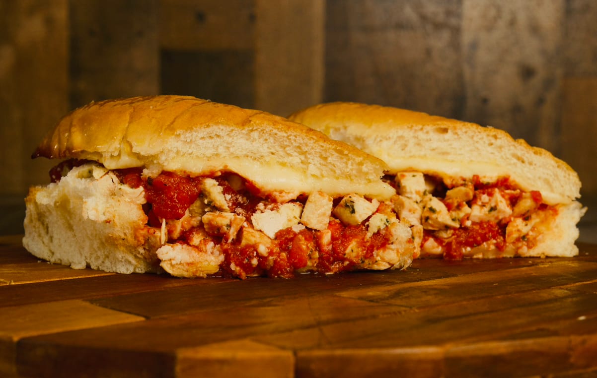 Chicken Parm Sub.